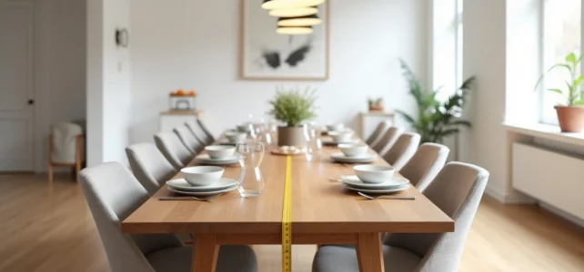Comment choisir les dimensions idéales pour une table 8 personnes : le guide complet Comment choisir les dimensions idéales pour une table 8 personnes : le guide complet